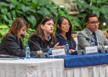 MCD brinda conferencia de prensa ante desalojo del Museo de Arte Colonia./Foto: MCD.