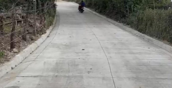 Entregan calle pavimentada en aldea El Jocote, Quesada, Jutiapa