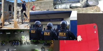 Como parte de la Operación Centinela, durante la inspección, las autoridades localizaron una pistola envuelta en nylon, así como dos teléfonos celulares, objetos prohibidos dentro del centro carcelario. / Foto: PNC