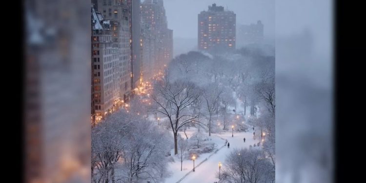Aunque el alcalde de Nueva Yor estan acostumbrados al clima invernal, recomendó no arriesgarse y prepararse ante la tormenta que se avecina.