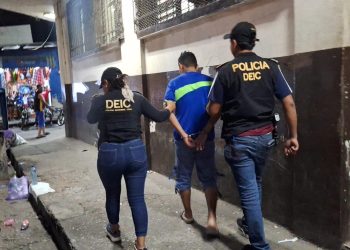 Las autoridades capturaron a Santos N, de 35 años. / Foto: PNC