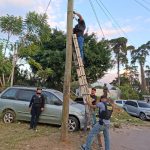 PNC y Ejército desmantelan red de videovigilancia de pandilleros en zona 18. Fotos: Mingob/Mindef