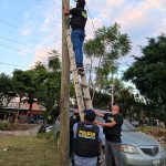 PNC y Ejército desmantelan red de videovigilancia de pandilleros en zona 18. Fotos: Mingob/Mindef