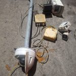 PNC y Ejército desmantelan red de videovigilancia de pandilleros en zona 18. Fotos: Mingob/Mindef