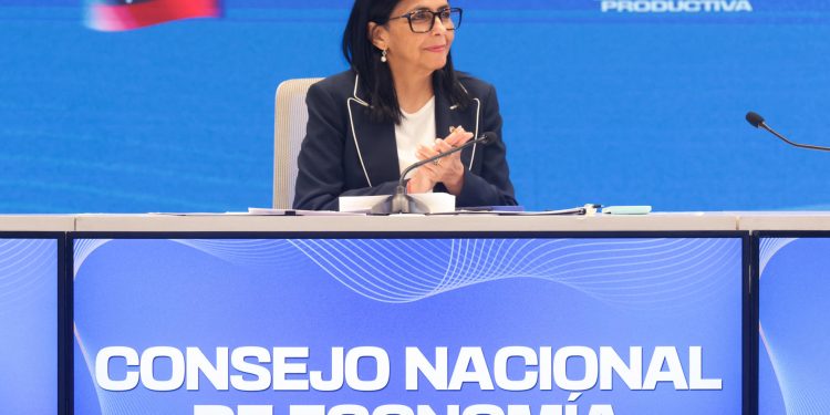 Delcy Rodríguez, presidenta encargada de Venezuela. / Foto: EFE.