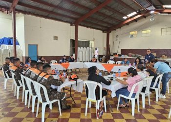 Seguimiento a la planificación del Simulacro Nacional de Sismo en San Andrés Villa Seca