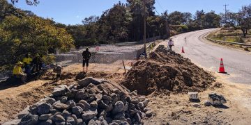 Siguen las acciones de mitigación en el kilómetro 265 de Huehuetenango