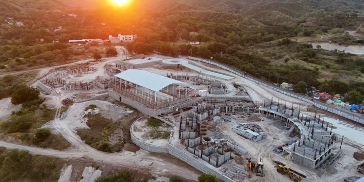 UCEE avanza con la construcción de la escuela en Piedras Azules, Zacapa./Foto: UCEE.