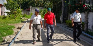 Supervisan avances del proyecto de mejoramiento vial que beneficiará a comunidades de San Sebastián