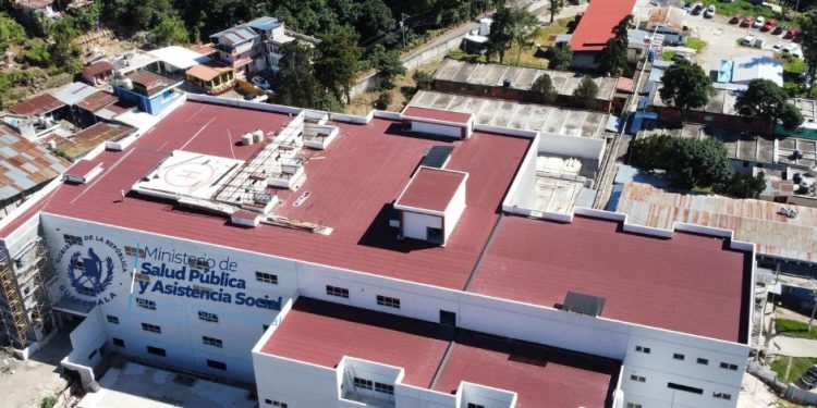 Hospital de Sololá avanza al 82.7% para ser un referente de la atención en salud. (Foto: Hospital de Sololá)