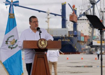 El presidente Bernardo Arévalo participó en actividades en Santo Tomás de Castilla, Izabal, donde se impulsan acciones como parte de la modernización de los puertos.