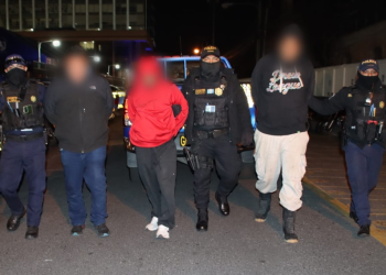 La PNC indicó que estas capturas fueron posibles gracias a información y denuncias recibidas por parte de la población. / Foto PNC