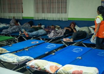 Así funcionan los catorce albergues habilitados por Conred./Foto: Conred.