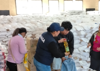 MAGA entrega raciones alimentarias a más de 11 mil familias en situación de inseguridad alimentaria en Jutiapa. (Foto: MAGA)