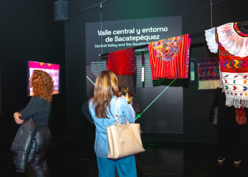 Guatemala se luce en el Madrid Design Festival con exposición de textiles./Foto: Inguat.