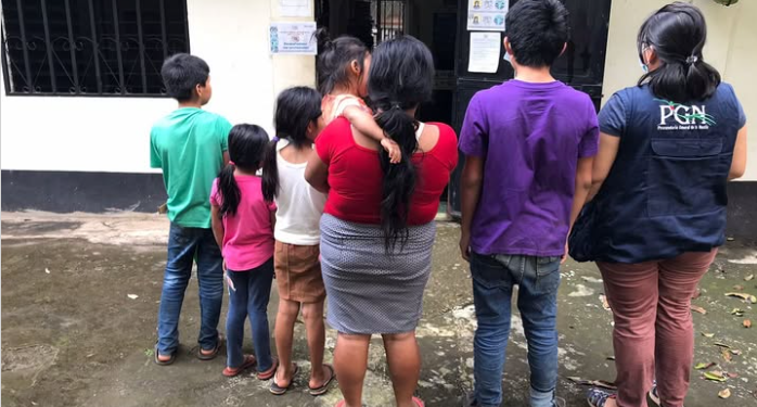 Rescate de NNA víctimas de maltrato infantil. / Foto: Archivo PGN.