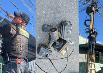 Retiran cámaras no autorizadas en San Rafael II, zona 18, para frenar alertas a grupos criminales. / Foto: PNC.