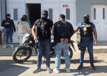 Brian Estuardo Verbena Martínez, sexto extraditable capturado en 2026. / Foto: PNC.