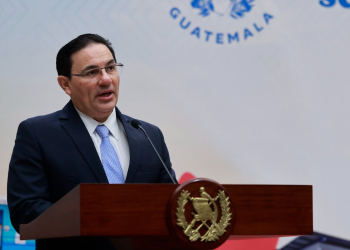 Ministro de Gobernación, Marco Antonio Villeda. / Foto: Analí Camey