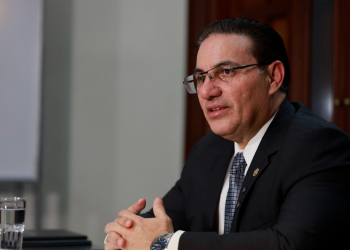 Ministro de Gobernación Marco Antonio Villeda. / Foto: Noé Pérez