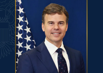 Encargado de Negocios de EE. UU. se refiere al proceso de elección para magistrados del TSE. (Foto: Embajada de los Estados Unidos)