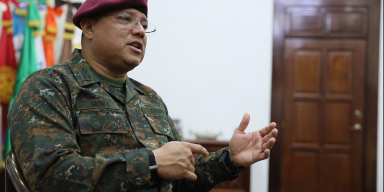 Ministro de la Defensa Nacional, Henry Saenz. / Foto: DCA