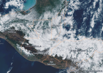 Frente frío número 12 favorece las condiciones adversas en el país./Foto: NOAA.