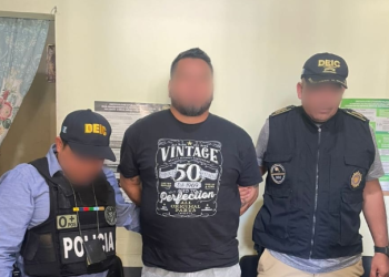 Capturado con orden de extradición. / Foto: PNC