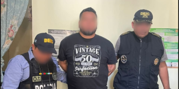 Capturado con orden de extradición. / Foto: PNC