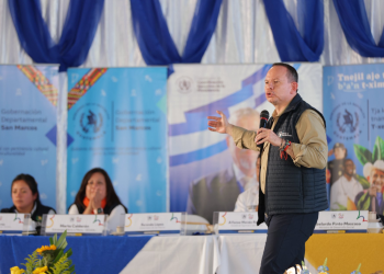 Mides presenta Mano a Mano en Tajumulco, San Marcos./Foto: Mides.