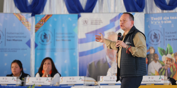 Mides presenta Mano a Mano en Tajumulco, San Marcos./Foto: Mides.