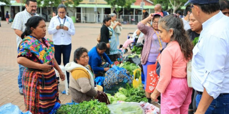 Ferias del Agricultor en el interior del país. / Foto: MAGA