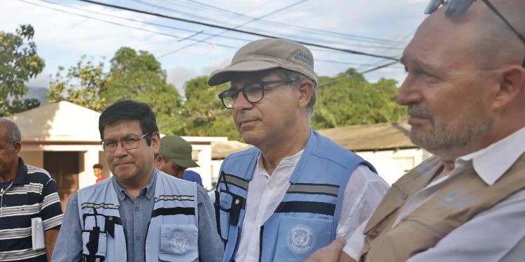 En la fotografía de archivo se observa al Coordinador Residente del Sistema de Naciones Unidas en Cuba, Francisco Pichón, quien pide una excepción humanitaria para abastecer de petróleo a Cuba y evitar una crisis humanitaria.