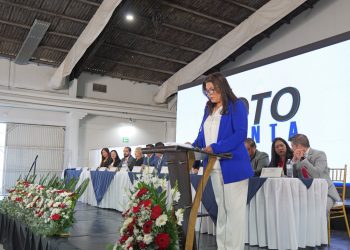 La presidenta del Colegio de Abogados y Notarios de Guatemala (CANG), Patricia Gámez