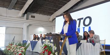 La presidenta del Colegio de Abogados y Notarios de Guatemala (CANG), Patricia Gámez