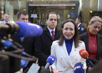 María Corina Machado brinda declaraciones luego de reunión en la CIDH, y condenó la captura de exdiputado opositor de Venezuela.