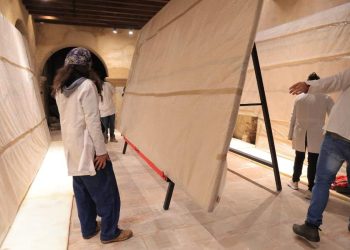 Trasladan cuatro obras del Museo de Arte Colonial./Foto: MCD.