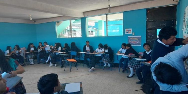 Jóvenes aprenden sobre los nahuales./Foto: MCD.