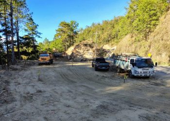 Preparan terreno para instalar puente modular en Baja Verapaz./Foto: CIV.