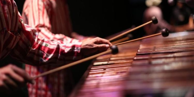 MCD organizó la celebración del Día Nacional de la Marimba, este viernes en la Plaza de la Constitución. / Foto: MCD.