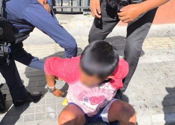 Hombre de origen nicaragüense detenido en operativo de la PNC. / Foto: PNC.