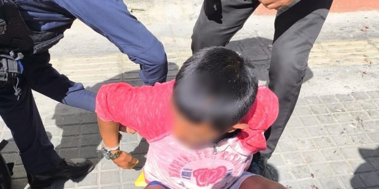 Hombre de origen nicaragüense detenido en operativo de la PNC. / Foto: PNC.