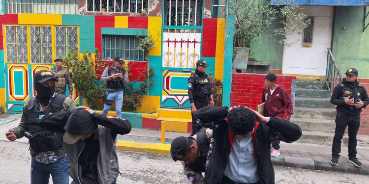 La colonia Alameda II, de la zona 18, forma parte de las zonas priorizadas dentro de la Operación Centinela debido a su historial de violencia. / Foto: PNC.