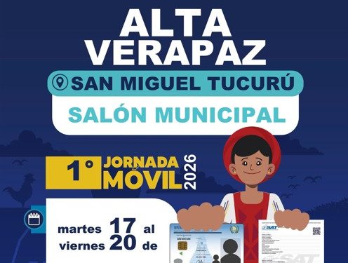 Avanza jornada móvil de servicios integrados en San Miguel Tucurú, Alta Verapaz