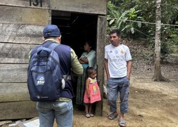 El Registro Social de Hogares recorre comunidades de El Estor./Foto: Mides.