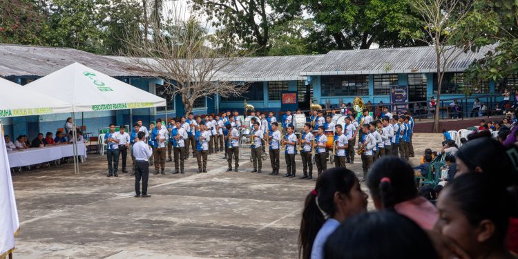 Inauguran ciclo escolar 2026 en Raxruhá, Alta Verapaz