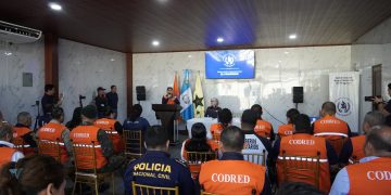 Acto de juramentación y acreditación de la Codred de El Progreso