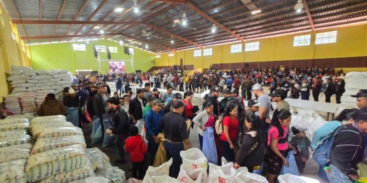 Más de 7 mil familias vulnerables reciben raciones de alimentos en Zacapa