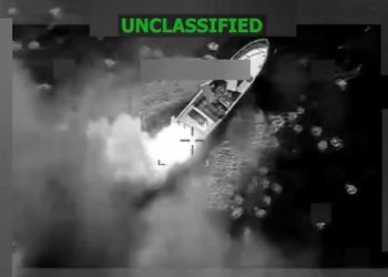 Estados Unidos ataca nuevamente embarcaciones en el Pacífico. / Foto: @southcom, EFE.