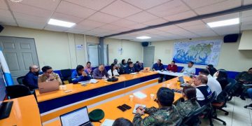 Siguen las acciones para la reconstrucción en San Vicente Pacaya y Palín por sismos registrados en 2025